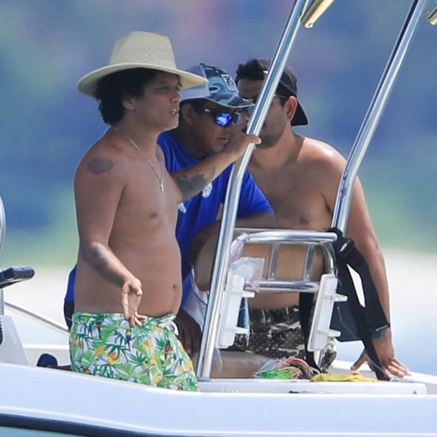 Bruno Mars Goes Fishing with Friends but What Shocked Netizens Was Unexpected