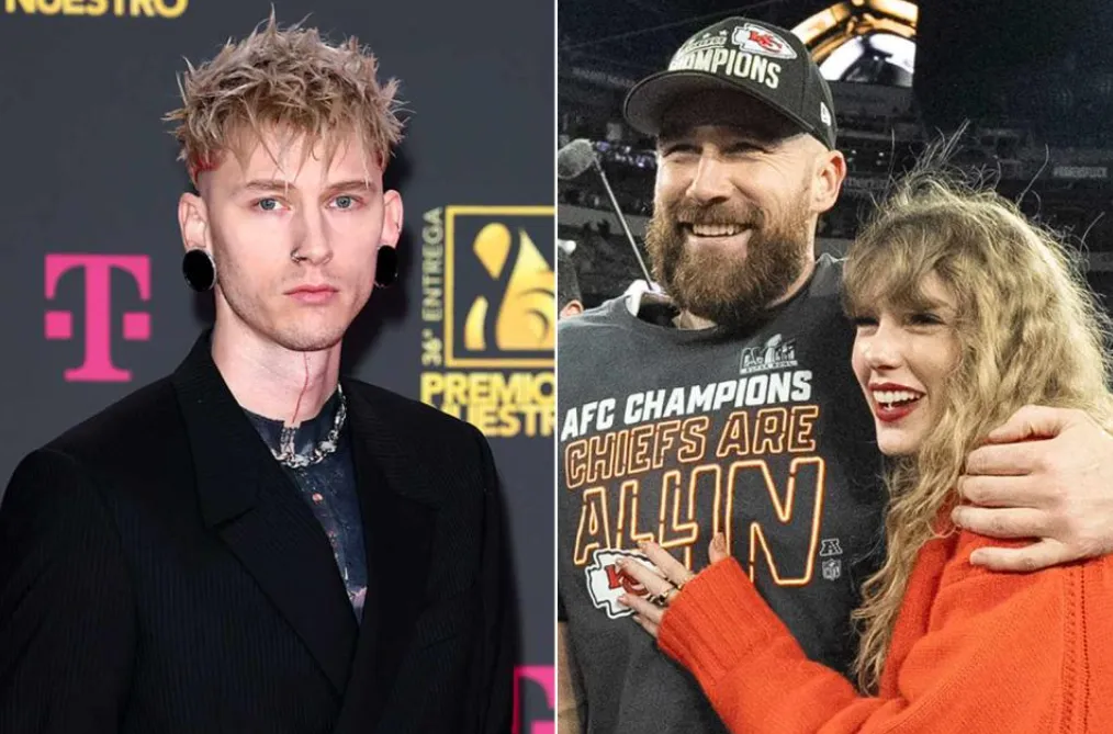 Machine Gun Kelly Spotted in Taylor Swift’s Suite at Super Bowl 2025