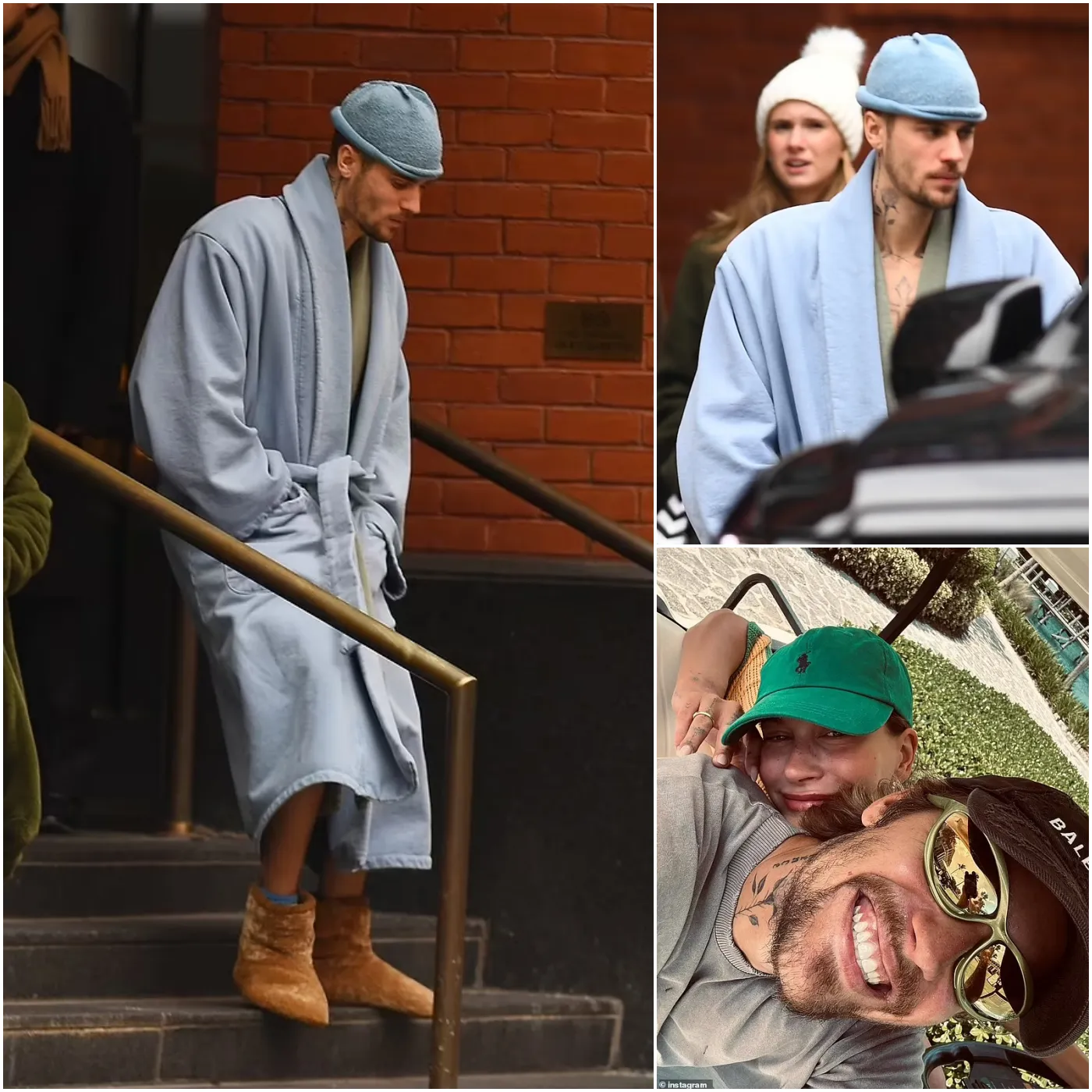 Justin Bieber Steps Out in a Bathrobe in New York City: A Relaxed Look in the Big Apple