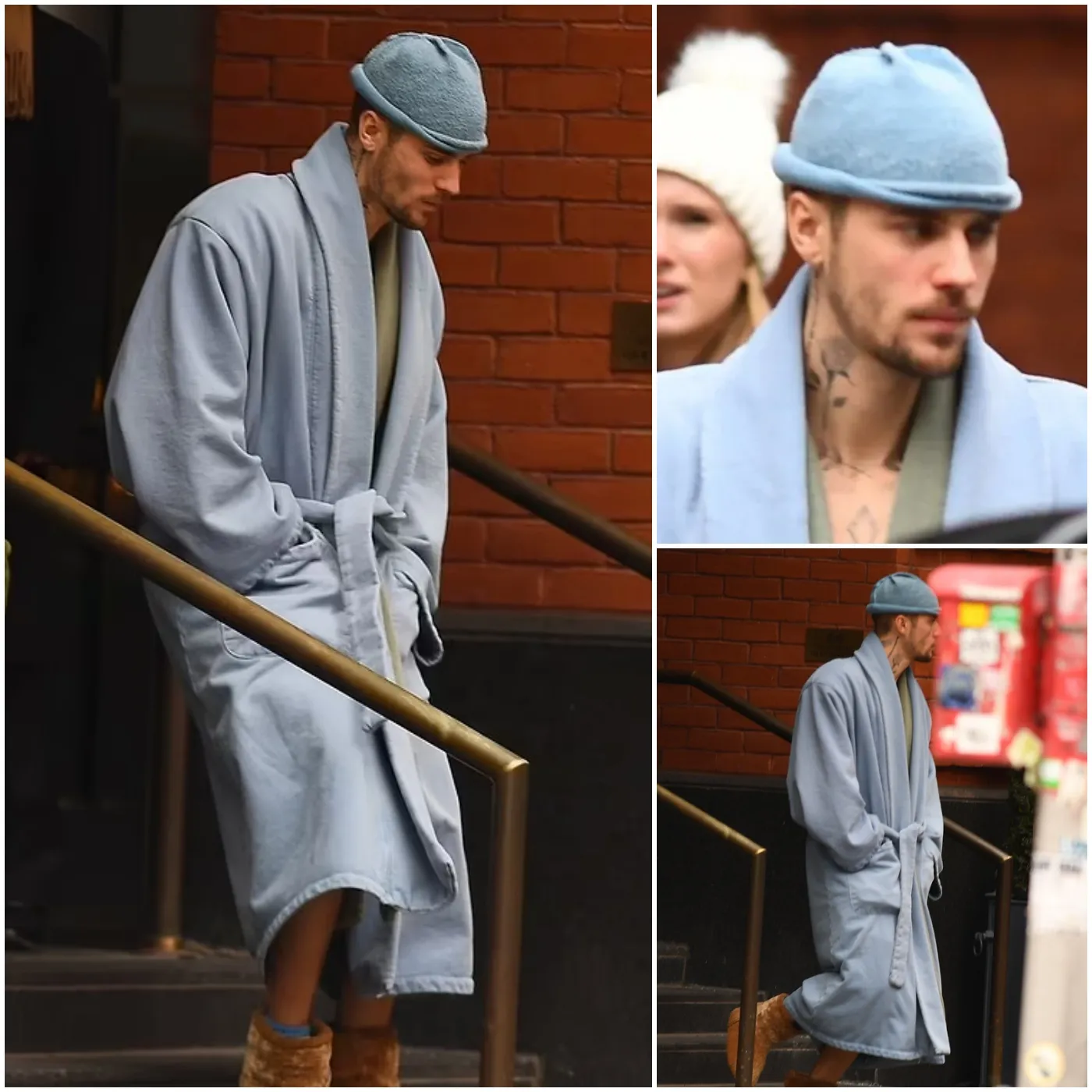 Justin Bieber’s Public Bathrobe Appearance Sparks Concerns Amid Hailey Bieber Split Rumors