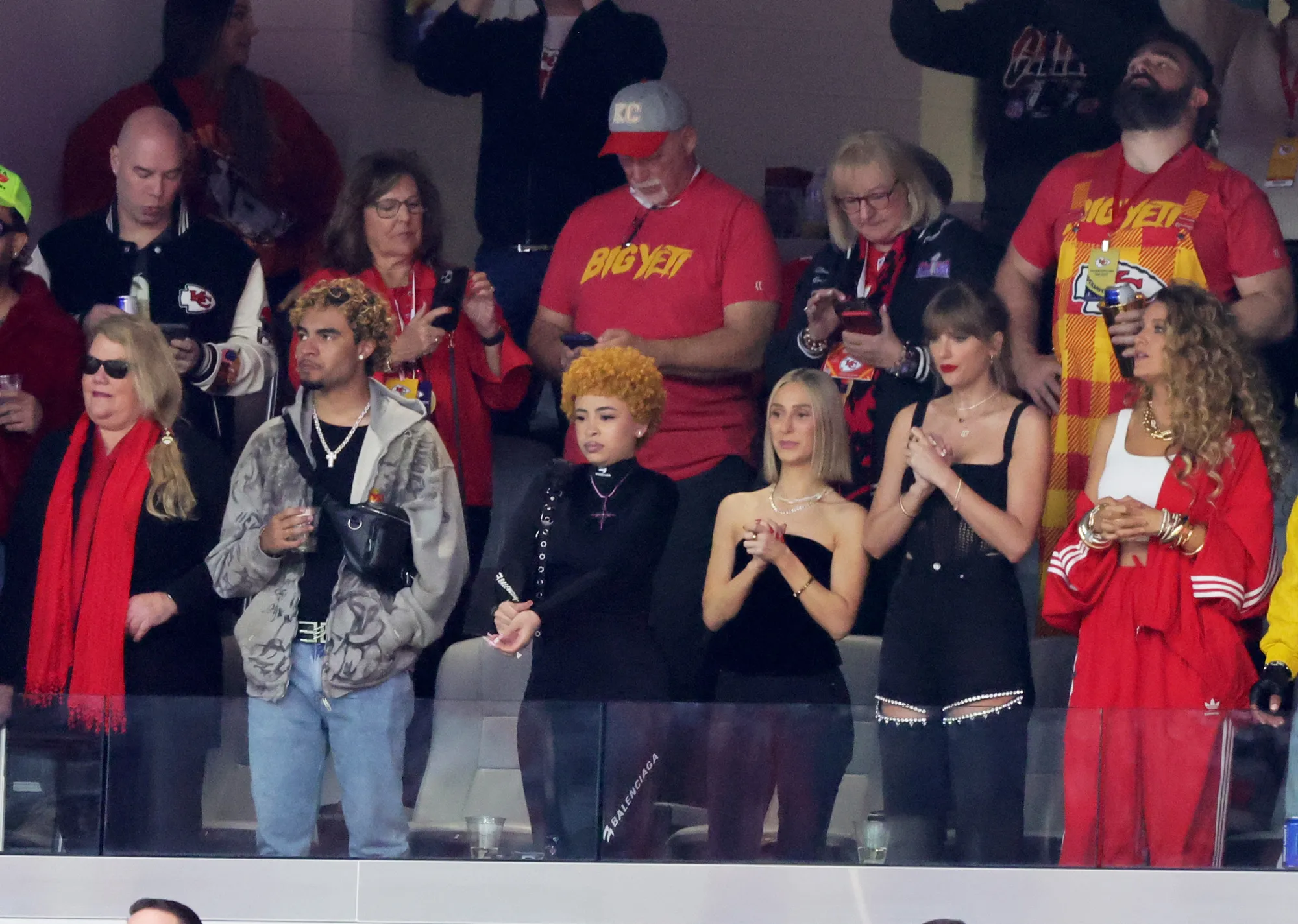 Taylor Swift and Travis Kelce's Families Bond at 2024 Super Bowl | Us Weekly