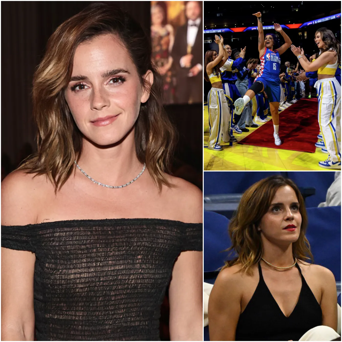 Emma Watson's Rare Public Appearance at NBA All-Star Celebrity Game Sparks Buzz