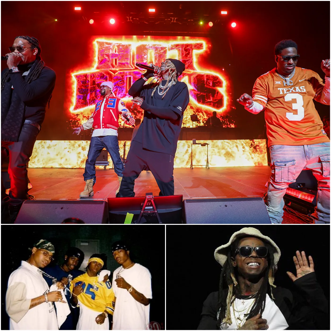 Lil Wayne, the iconic Hot Boys reunited for a special concert titled "Hot Boys Holiday"