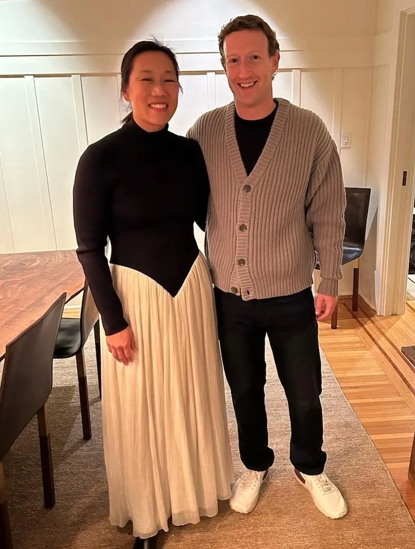 Mark Zuckerberg and Priscilla Chan: A Power Couple in Matching Outfits