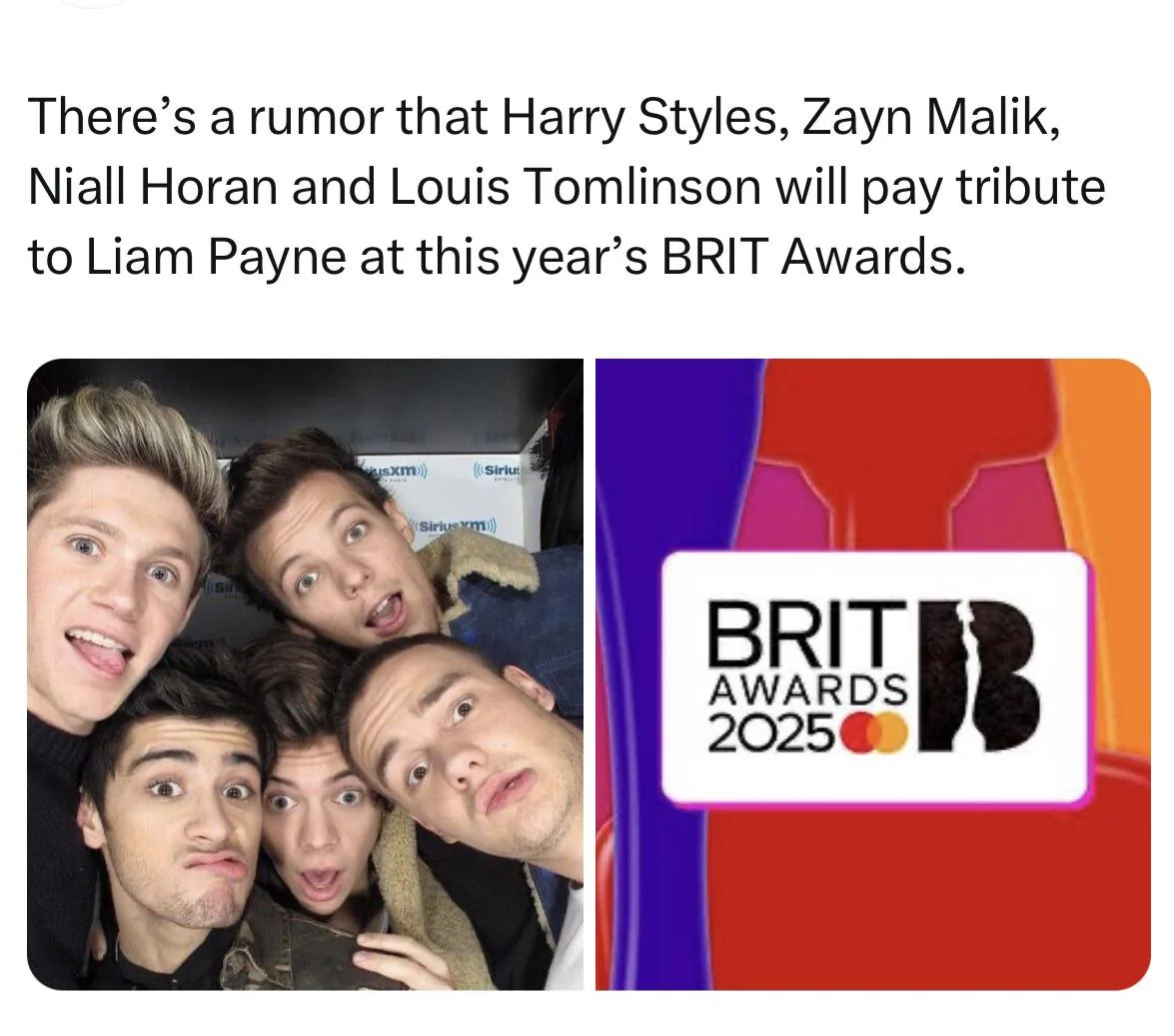 One Direction Reunion Rumors Intensify Ahead of Brit Awards 2025