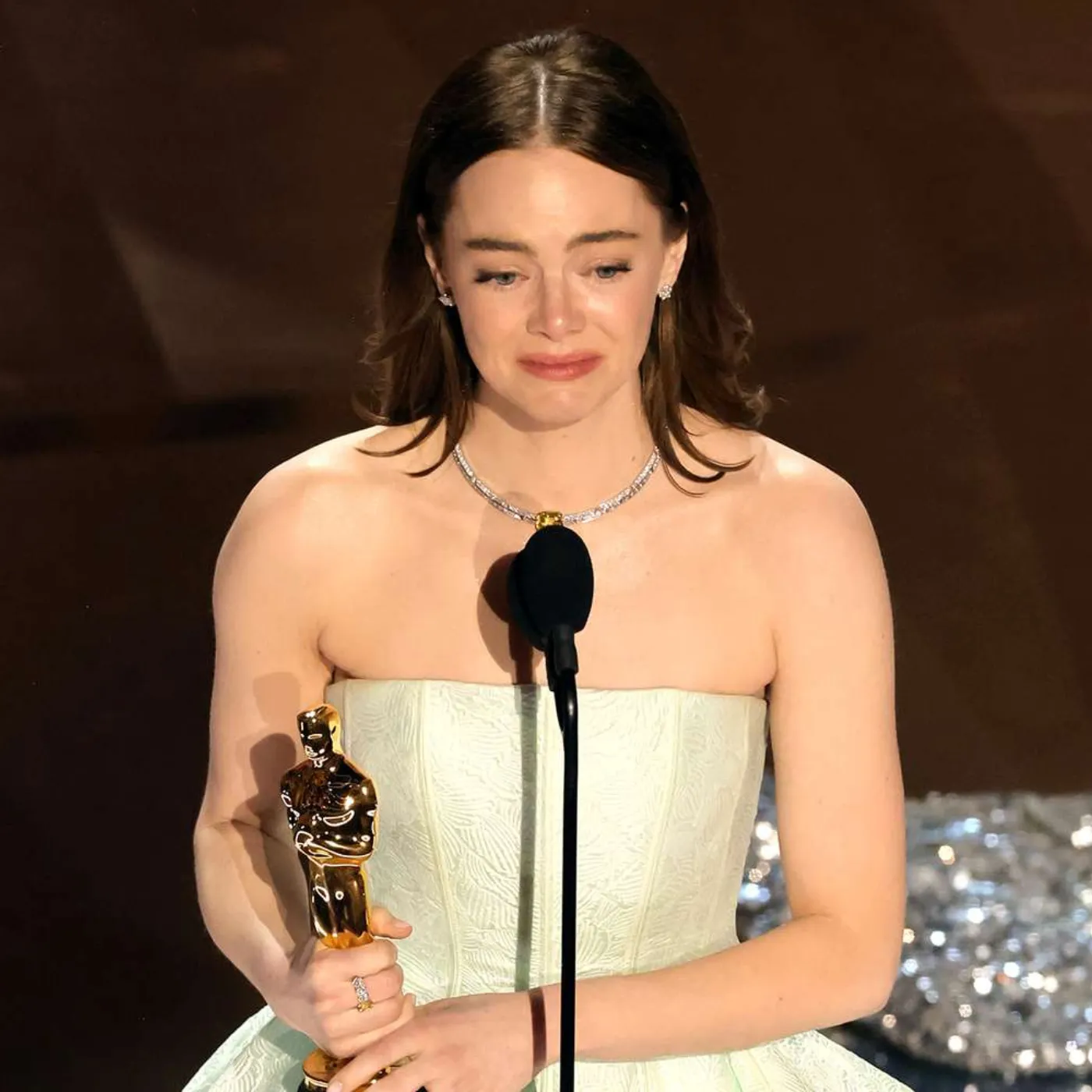 Was Emma Stone sabotaged right on the Oscars stage