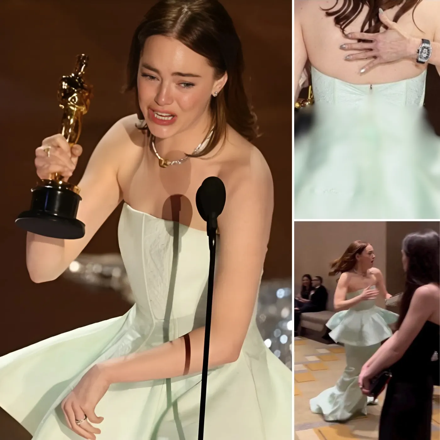 Was Emma Stone sabotaged right on the Oscars stage