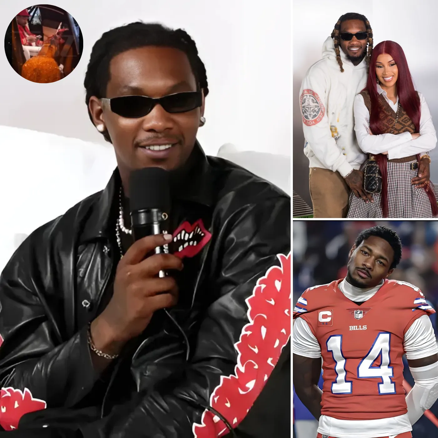 Offset Puts Himself in the Eye of the Storm When Asked About Rumors Between Cardi B and Stefon Diggs