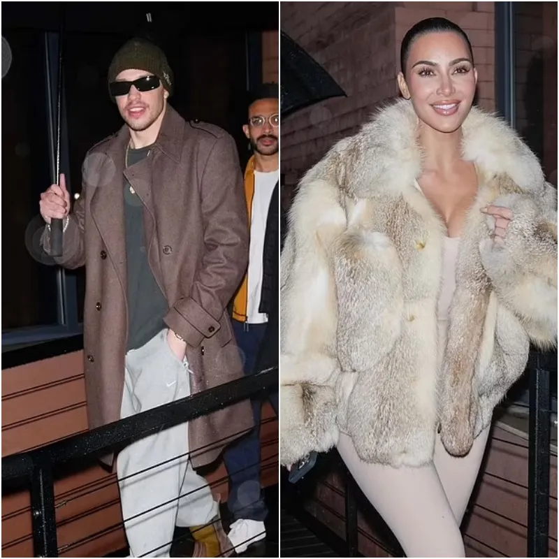 Kim Kardashian Stuns in Bold Nude Look After Pete Davidson Erases His Past