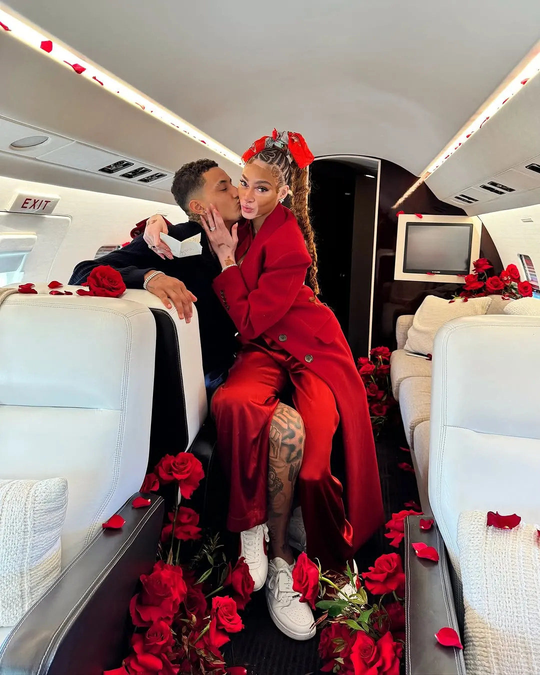 Winnie Harlow Gets Engaged in a Lavish Proposal on a Private Jet