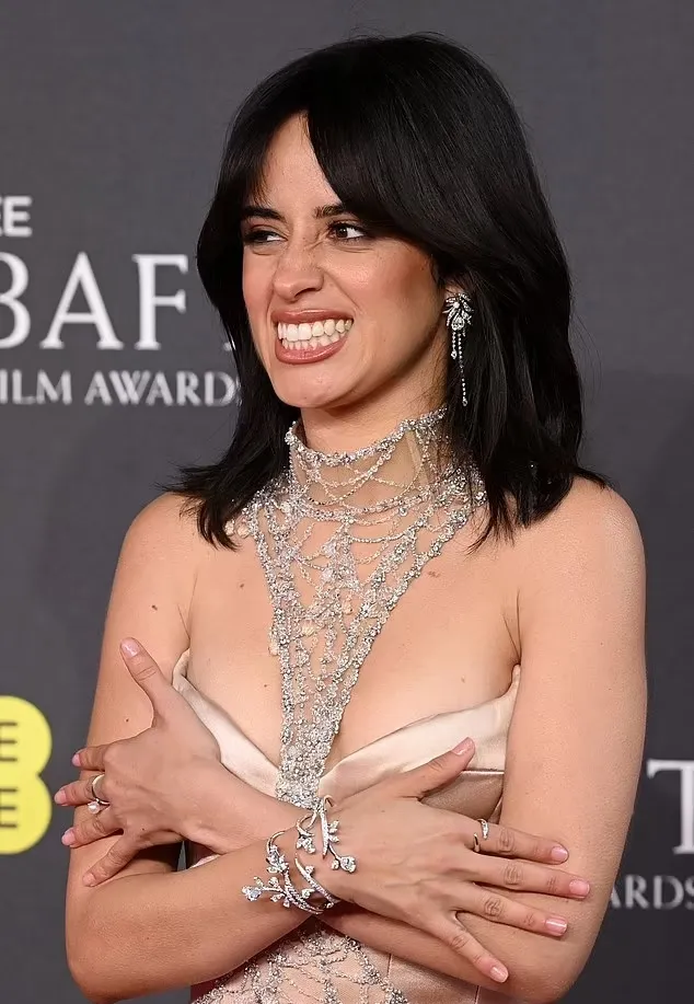 Camila Cabello Turns Heads in Icy Red Carpet Moment at 2025 BAFTAs!