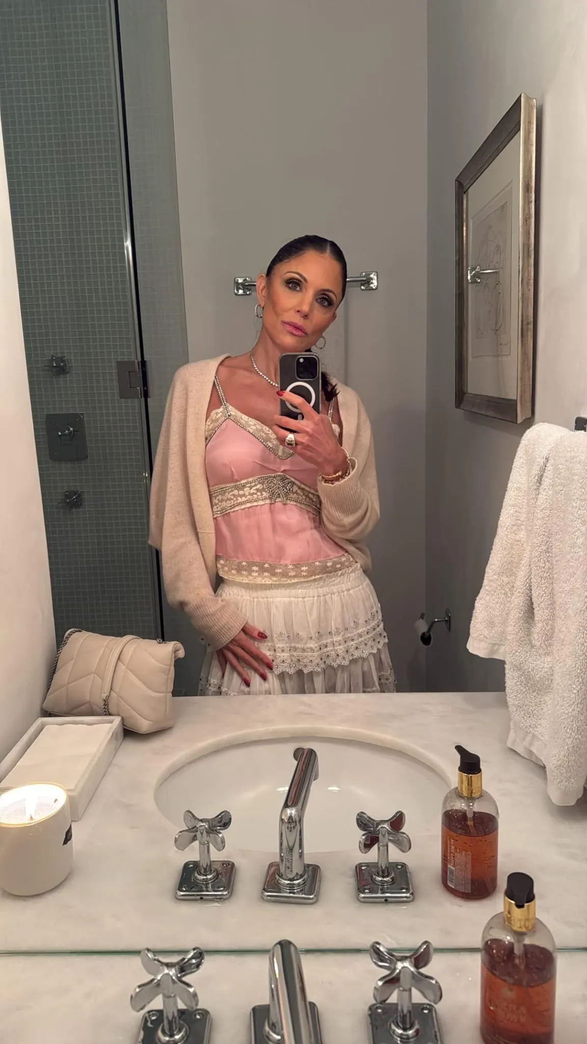 Bethenny Frankel Gets Trapped in Bathroom at Super Bowl Party in Miami