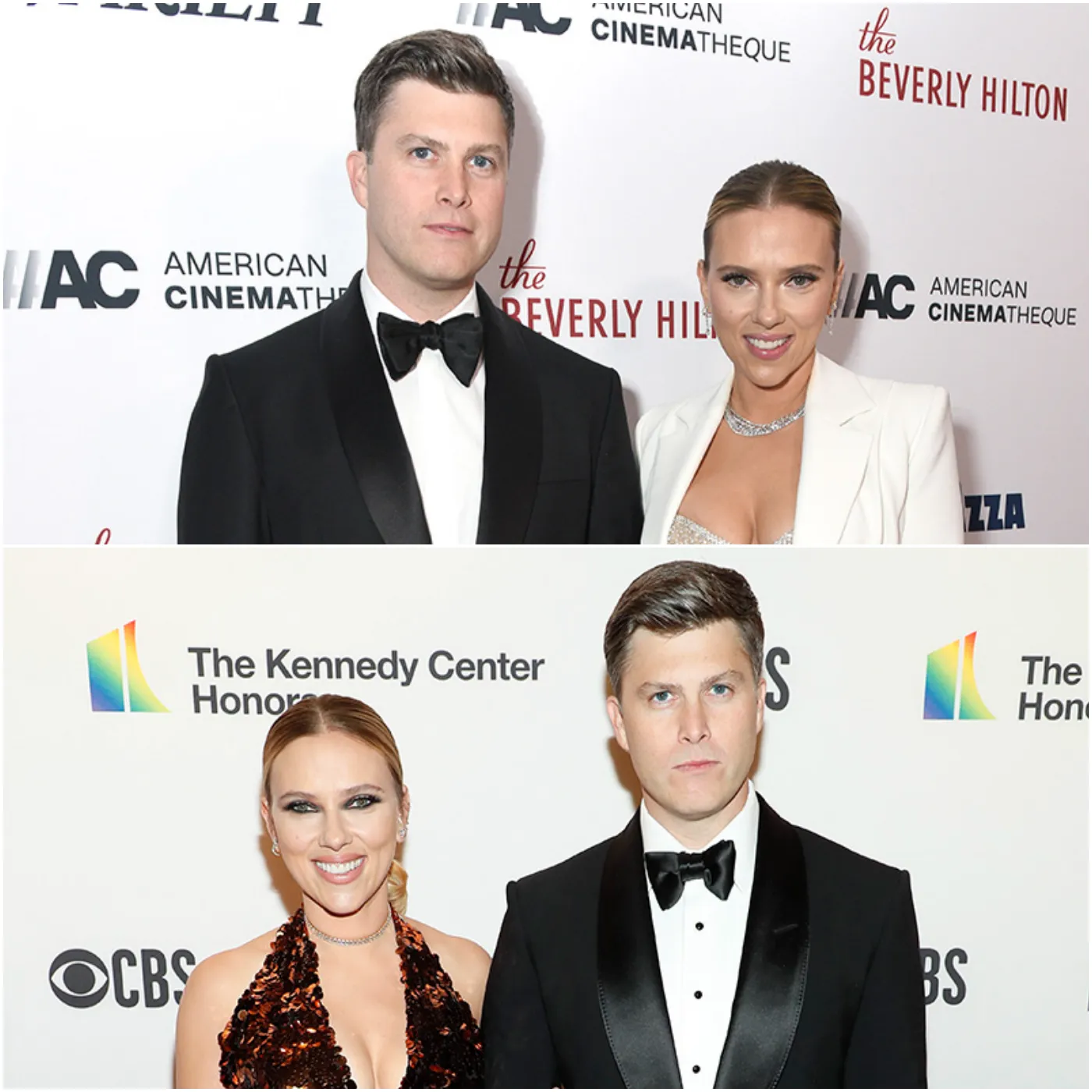 Scarlett Johansson and Colin Jost, the famous couple in the entertainment industry, not only attracted attention by their impressive career but also by their increasingly delicate and impressive red carpet fashion style.