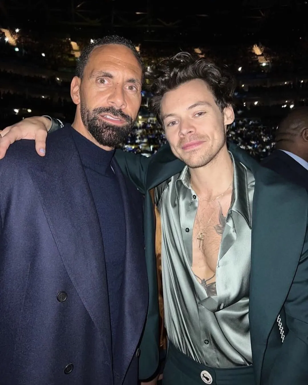 Harry Styles Updates. on X: "Harry with Rio Ferdinand at the BRITs (Via  rioferdy5) https://t.co/IyjsRMKwmQ" / X