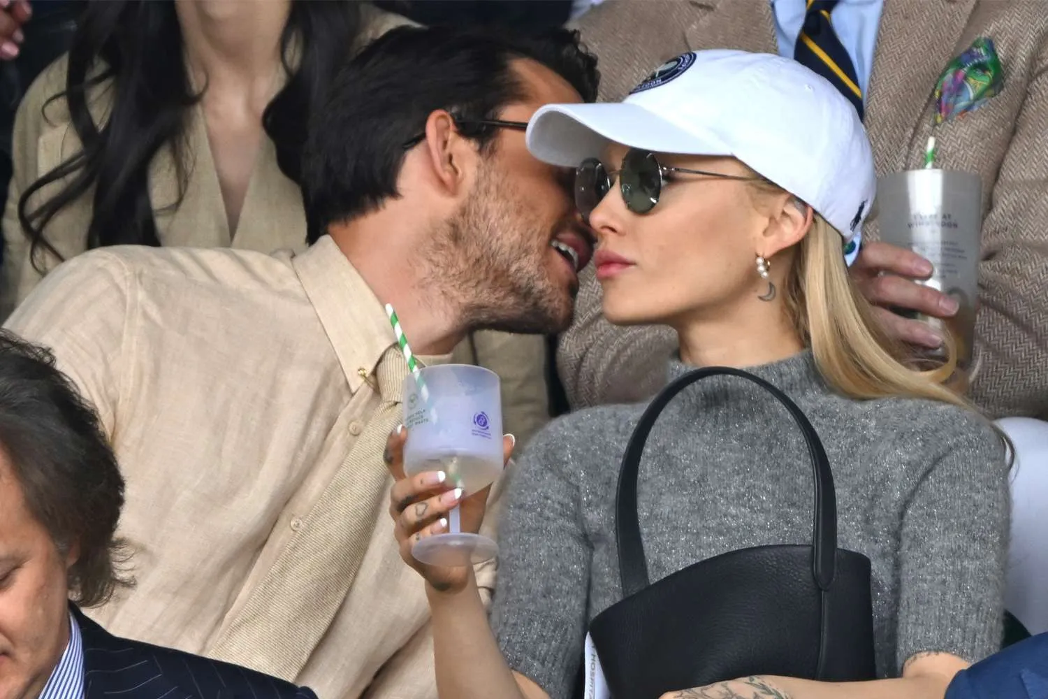 Ariana Grande, Jonathan Bailey Attend Wimbledon Together